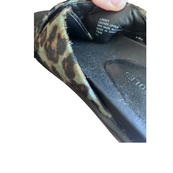 Aerosoles Linney Fur Cheetah Slide Sandal SZ 10.5 - Picture 4 of 5